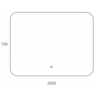 Зеркало Taliente Zled 100x70 TA-Zled-B10070