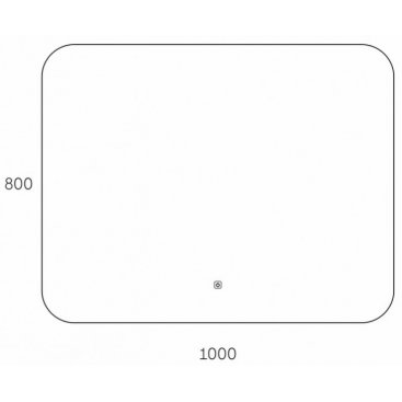 Зеркало Taliente Zled 100x80 TA-Zled-B10080