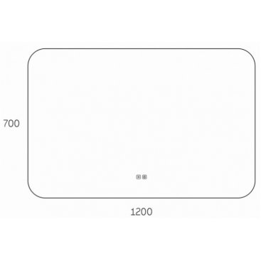 Зеркало Taliente Zled 120x70 TA-Zled-B12070a