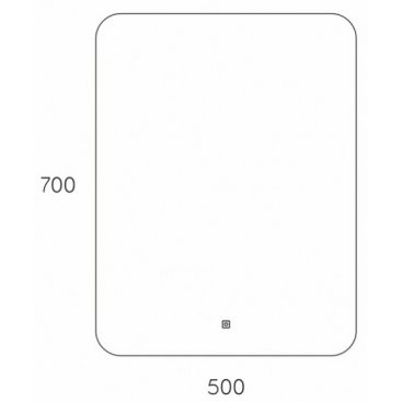 Зеркало Taliente Zled 50x70 TA-Zled-B5070