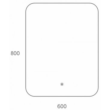 Зеркало Taliente Zled 60x80 TA-Zled-B6080