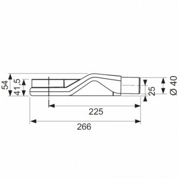 Сифон для душевого канала Tece Drainline DN 50 650004