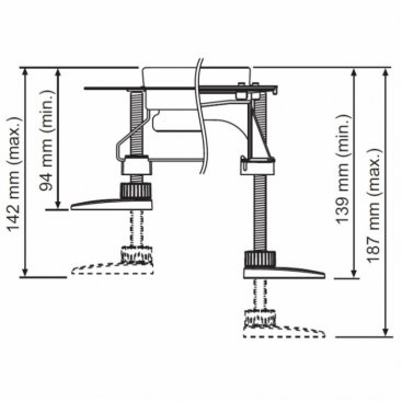 Комплект опор для душевого канала Tece Drainline 660003 4 шт