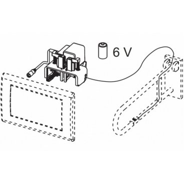 Механизм дистанционной активации смыва унитаза для проводных электронных кнопок Tece Planus 9240356