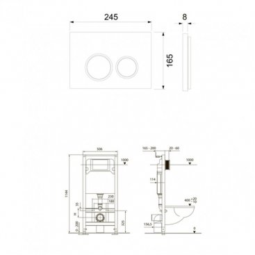 Система инсталляции Tece TECEspring S955104