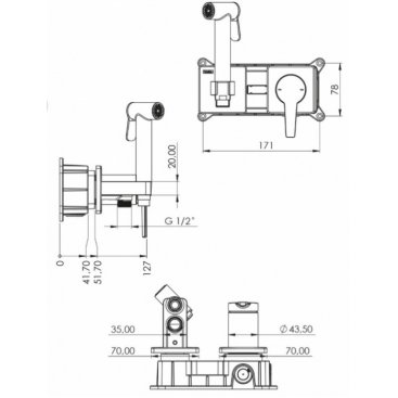 Гигиенический набор Teska Liva Tera T5437