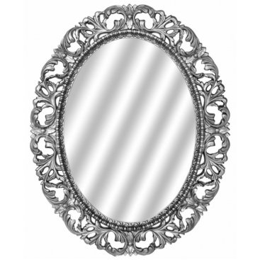 Зеркало овальное Tessoro Isabella TS-10210-S с фацетом, серебро
