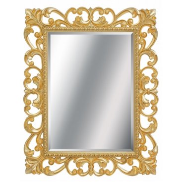 Зеркало прямоугольное Tessoro Isabella TS-1076-G с фацетом, золото