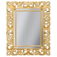 Зеркало прямоугольное Tessoro Isabella TS-0021VEN-880-G золото