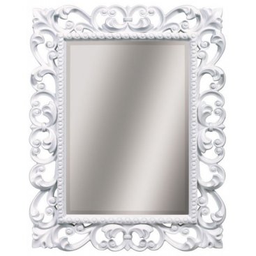 Зеркало прямоугольное Tessoro Isabella TS-2076-750-W белый глянец