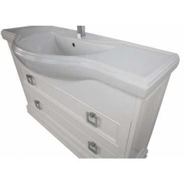 Мебель для ванной напольная Tessoro Foster 120 белая