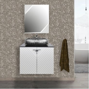 Мебель для ванной подвесная Tessoro Gala 60 с дверцами белая