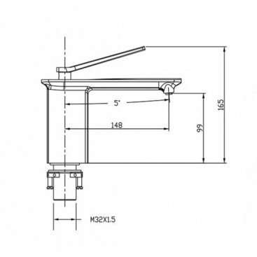 Смеситель для раковины Timo Halti 4161/00F