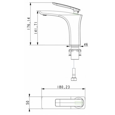 Смеситель для раковины Timo Helmi 4061/03F