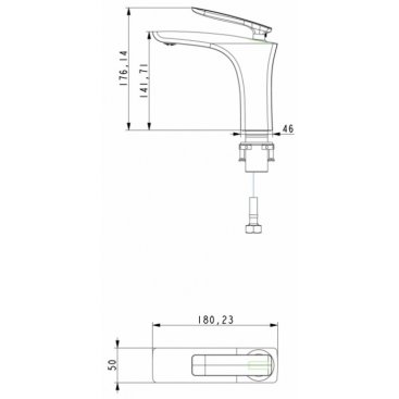 Смеситель для раковины Timo Helmi 4061/00-16F