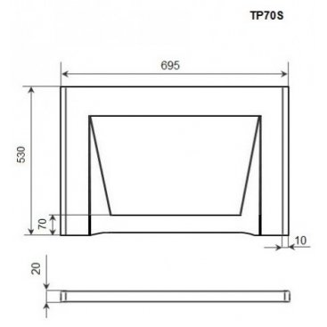 Панель торцевая Timo TP70S