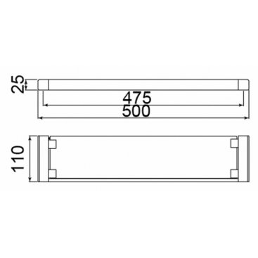 Полка Timo Selene 10072/00