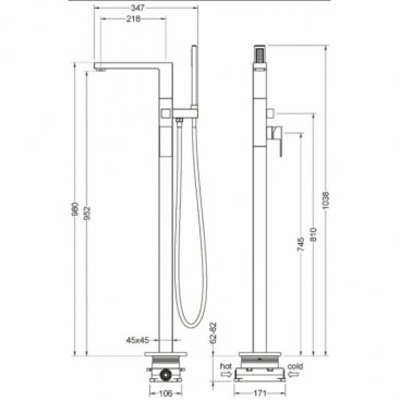 Смеситель для ванны Timo Selene 2210/00Y-CR