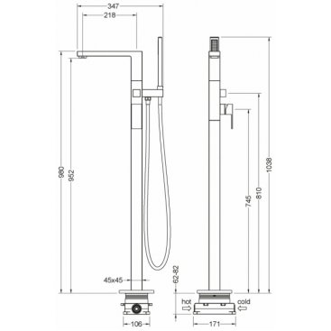 Смеситель для ванны Timo Selene 2210/03Y-CR