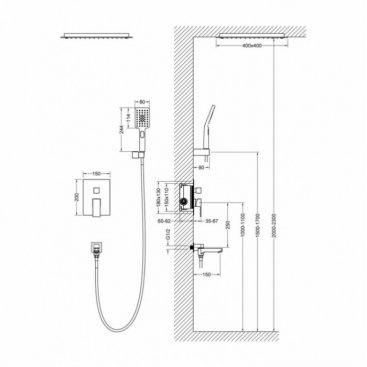 Душевая система Timo Selene SX-2039/17SM