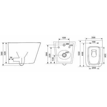 Унитаз Timo Soli TK-303