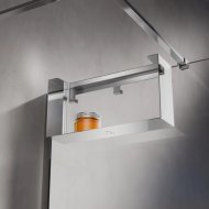Полка для душевого ограждения Veconi Loft полированная сталь