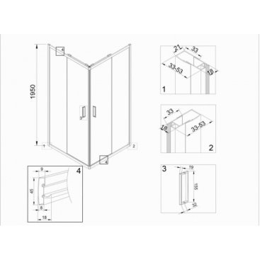 Душевой уголок Veconi Rovigo RV-13 120x120