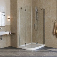 Душевой уголок Vegas Glass AFS-F Lux 110x90 см