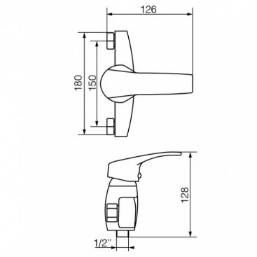 Смеситель для душа Veragio Enlar VR.ENL-5330.CR