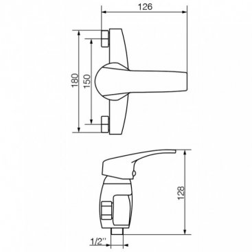 Смеситель для душа Veragio Enlar VR.ENL-5331.CR