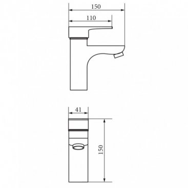 Смеситель для раковины Veragio Gritt VR.GTT-7010.CR