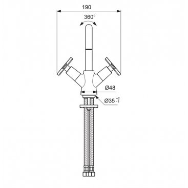 Смеситель для раковины Vidima Art BA326AA