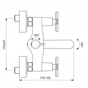 Смеситель для ванны Vidima Art BA328AA