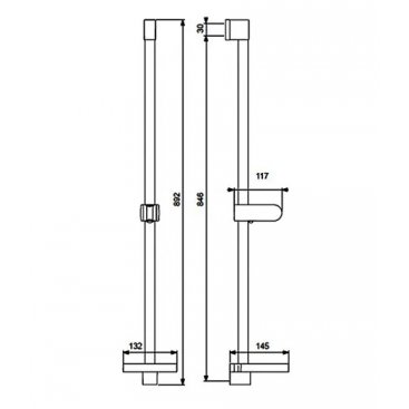 Душевая штанга Vidima Fresh XL BA220AA