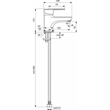 Смеситель для раковины Vidima Logik BA275AA