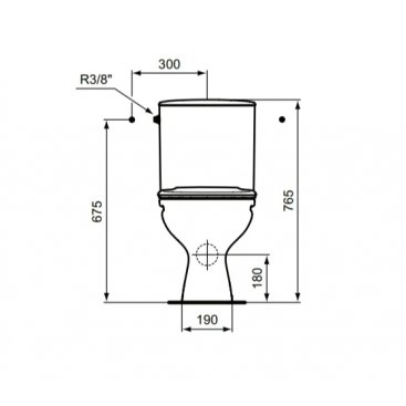 Унитаз-компакт Vidima Sirius W835161