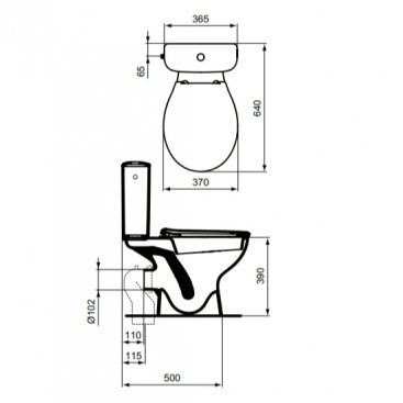 Унитаз-компакт Vidima Sirius W835161