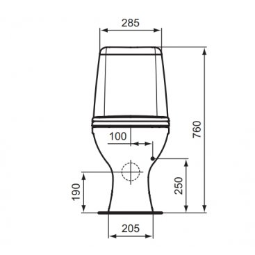 Унитаз-компакт Vidima Sirius W900361