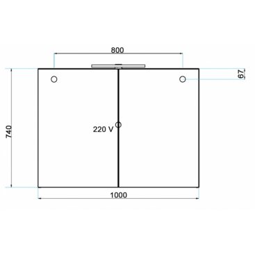 Мебель для ванной Villeroy&Boch 2Day2 100