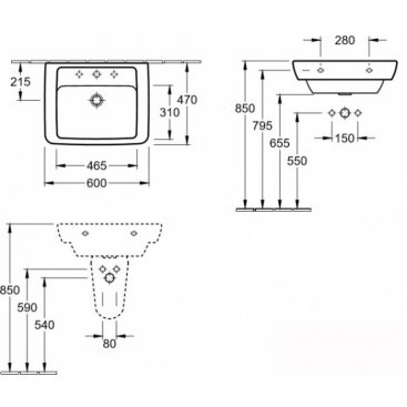 Раковина Villeroy&Boch Verity Design 51036001