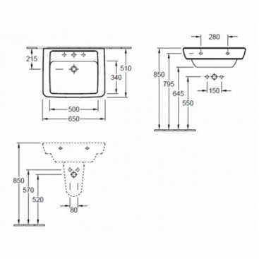 Раковина Villeroy&Boch Verity Design 51036501