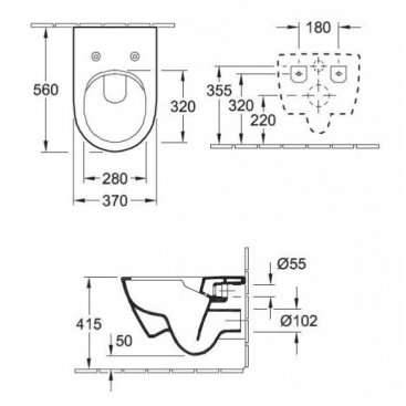 Унитаз подвесной Villeroy&Boch Verity Design 5643HR01