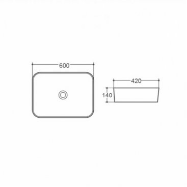 Раковина Vincea VBS-304 60 см