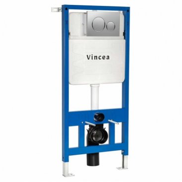 Инсталляция для подвесного унитаза Vincea VIS-601 с клавишей VFP-005CH