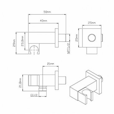 Душевая система Vincea VSFW-321MT1CH