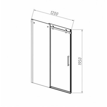 Душевая дверь Vincea Como-N VDS-4CN 120 см