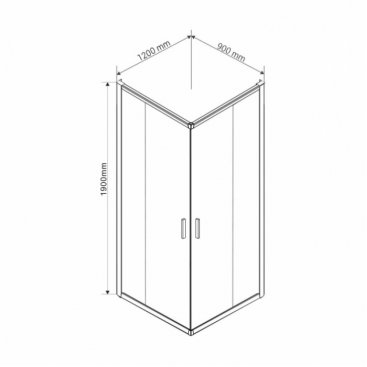 Душевой уголок Vincea Garda VSS-1G 120x90 прозрачный