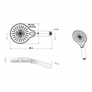 Душевая система Vincea Inspire VSFW-3I21MT1RCH