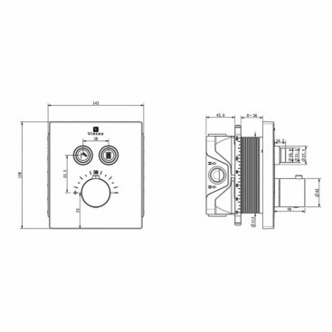 Душевая система Vincea Inspire VSFW-3I21T1CH