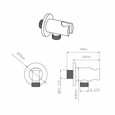 Душевая система Vincea Inspire VSFW-3I21T1MB